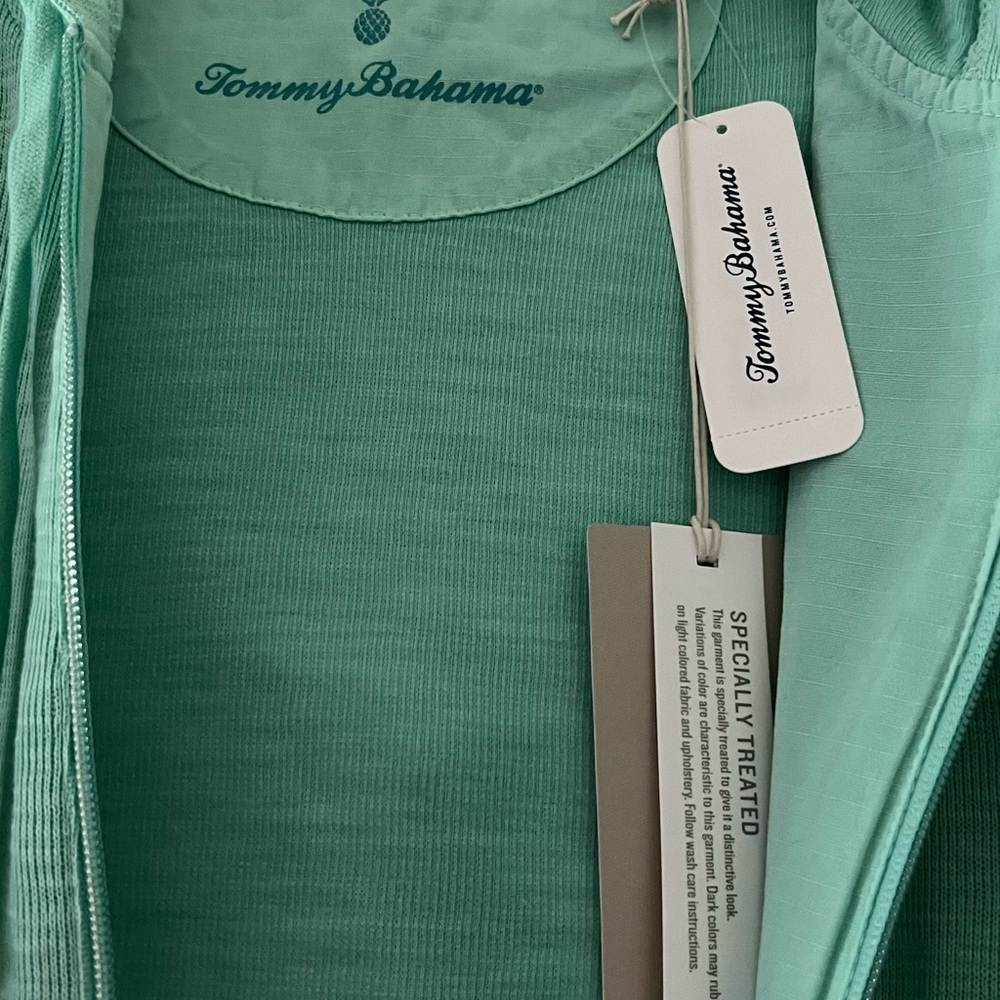 NWT Tommy Bahama women’s Tobago Bay full zip hoodie - Picture 3 of 10